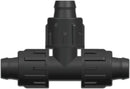 T-piece 90° PP 25 mm lock 4bar black