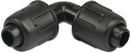 Elbow 90° PP 25 mm lock 4bar black