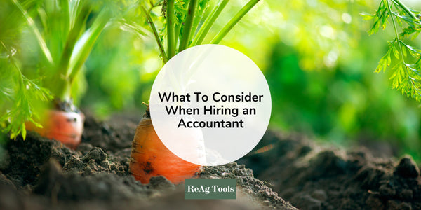 What To Consider When Hiring an Accountant For Your Food Growing Business