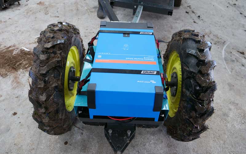 Cyber Clydsdale X2: Fully Electric Two Wheel Tractor