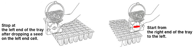 Minoru Handy Manual Seeder G-8 for Coated Seeds