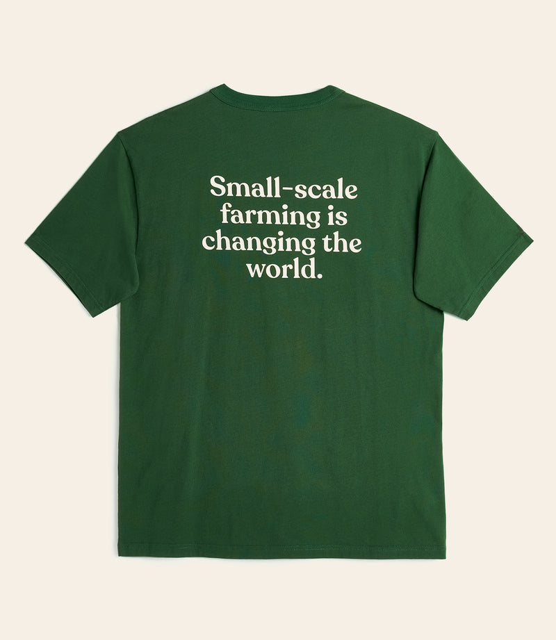 Growers & Co. Organic Cotton Mens English Green Mission T-Shirt