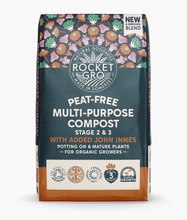 Rocket Gro Peat-Free Multi-Purpose Compost 40L (with John Innes)