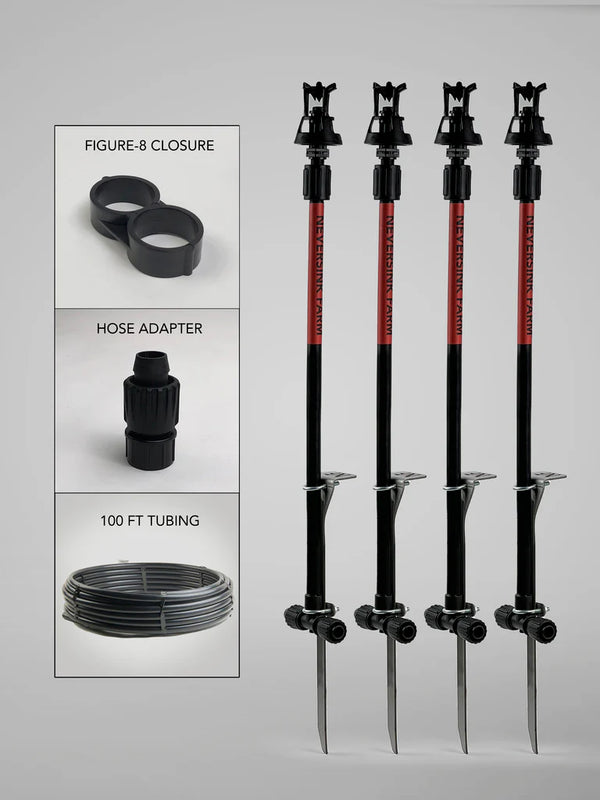 Neversink Aquifer Field Irrigation Kit (4 stand kit including pipe)