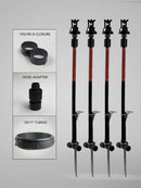 Neversink Aquifer Field Irrigation Kit (4 stand kit including pipe)