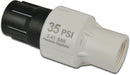 Pressure regulator plastic 3/4" female thread black/white type PRL-35