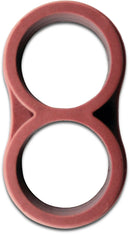 Figure 8 end closure PP 16 mm brown