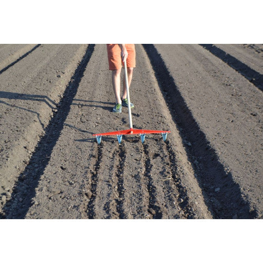 Furrow Ruler 4 Furrow Opener with Adjustable Gap