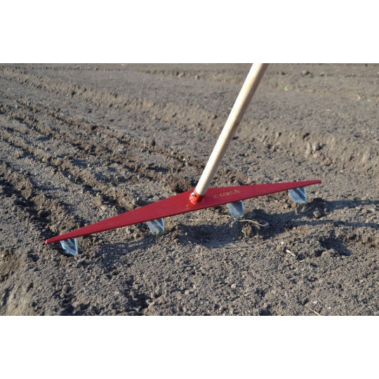 Furrow Ruler 4 Furrow Opener with Adjustable Gap