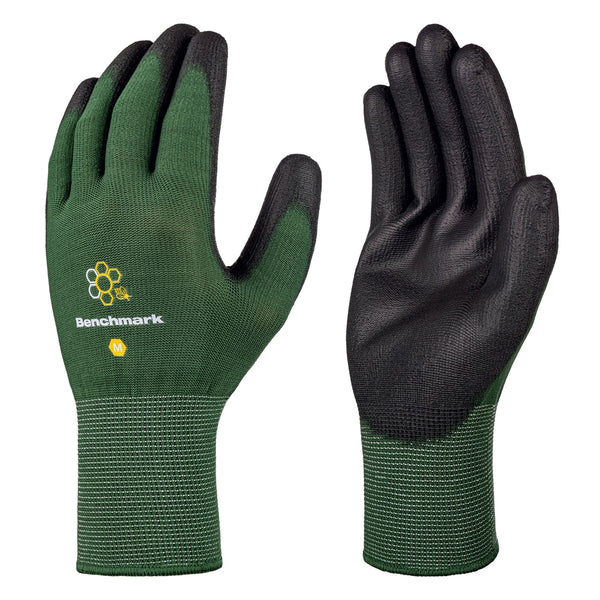 Benchmark Green Flexible Water Resistant Tactile Gloves