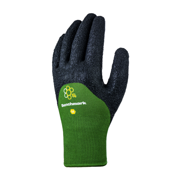 Benchmark Black & Green Durable Multi Purpose Gardening Gloves