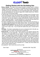 Glaser Oscillating Hoe