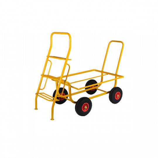 Terrateck Three-Step Trolley Ladder