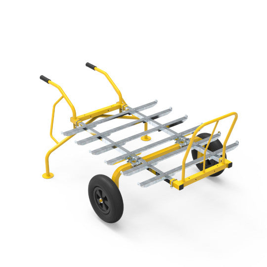 Wide Market Gardening Cart - Double Wheel